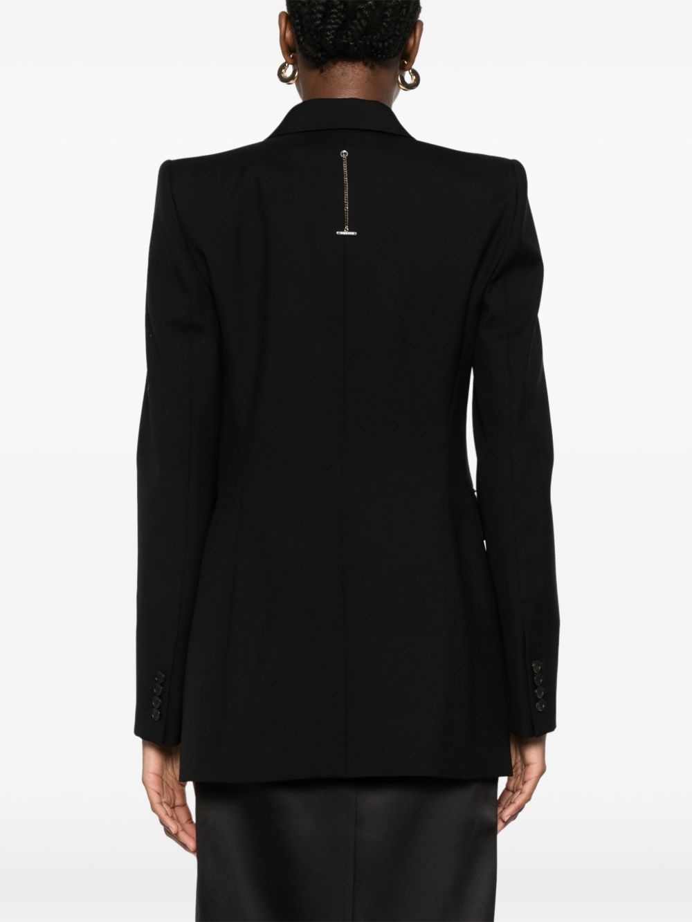 stacked shoulder blazer - 4