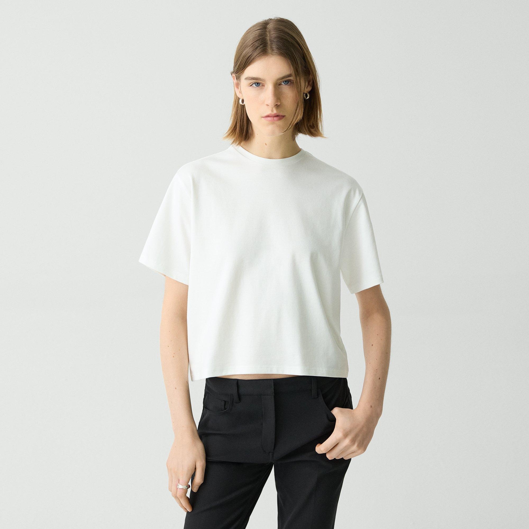 Boxy Tee in Cotton Jersey - 2