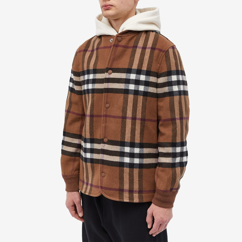 Burberry Burberry Belsize Check Bomber Jacket outlook