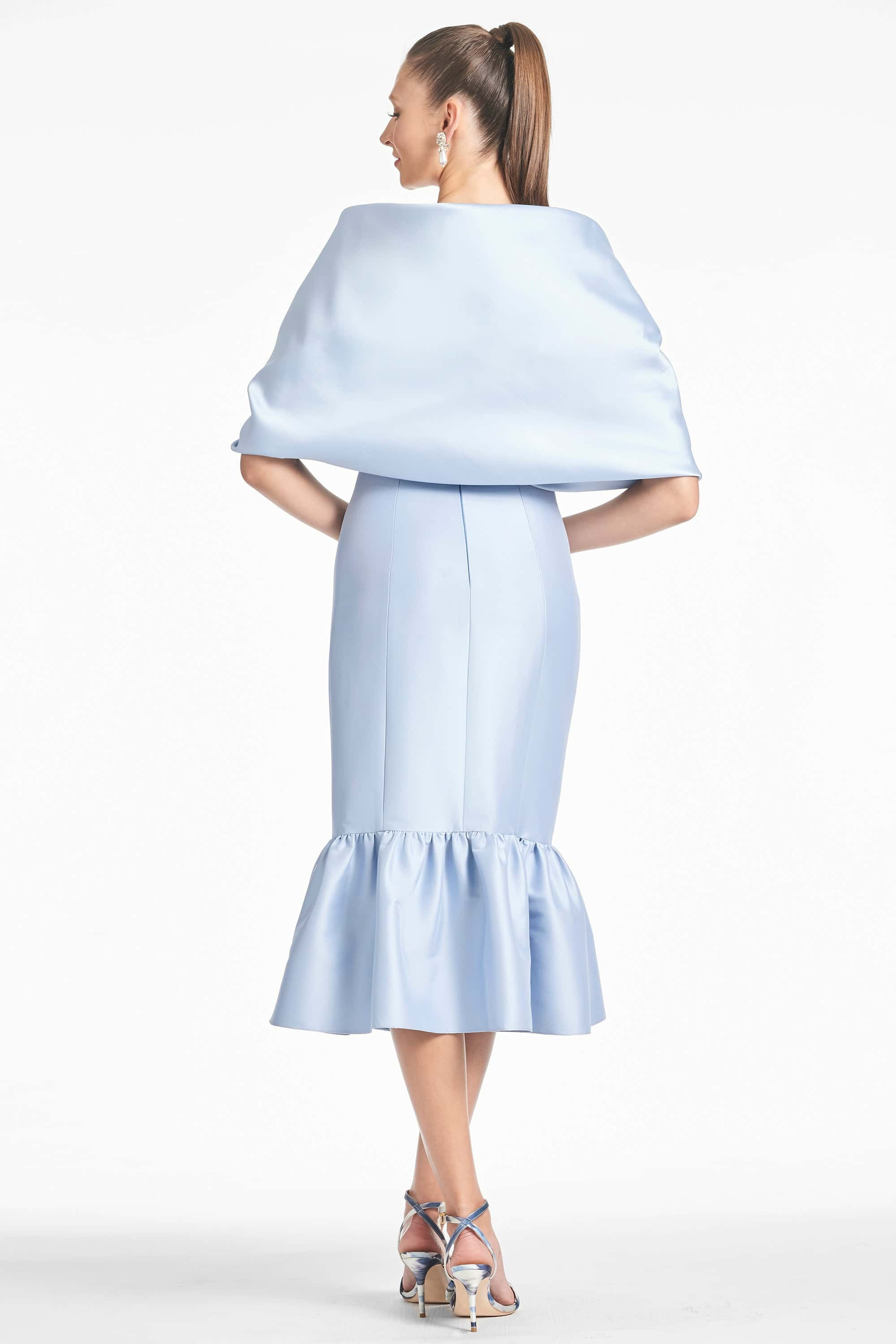 The Hug Shawl - Glacial Blue - 3