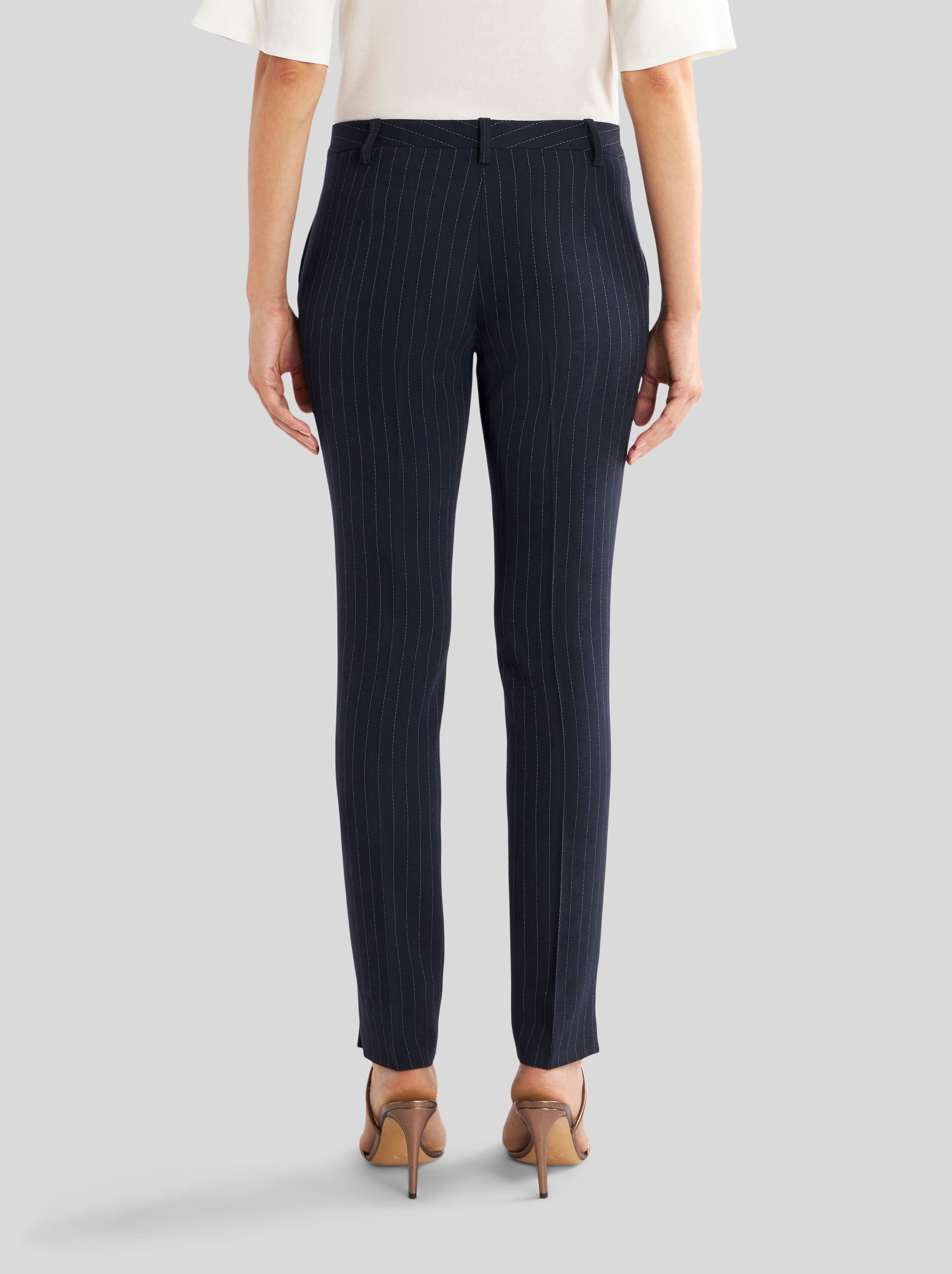 STRIPED TAILORED TROUSERS - 4