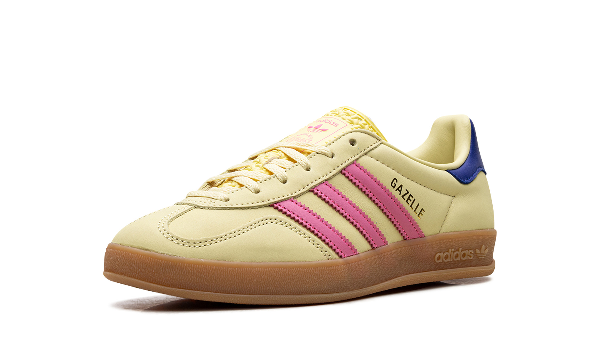 Gazelle Indoor WMNS "Powder Yellow Lucid Pink Royal" - 4