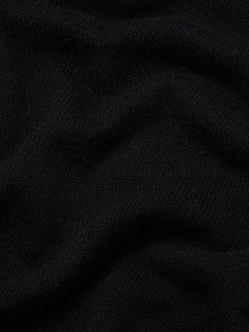 Women's Easy V-Neck Cashmere Sweater - Black 7