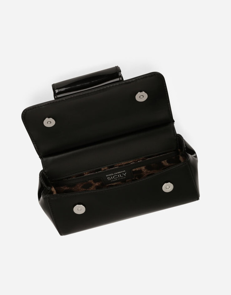 Small Sicily bag in polished calfskin with coin pocket 5