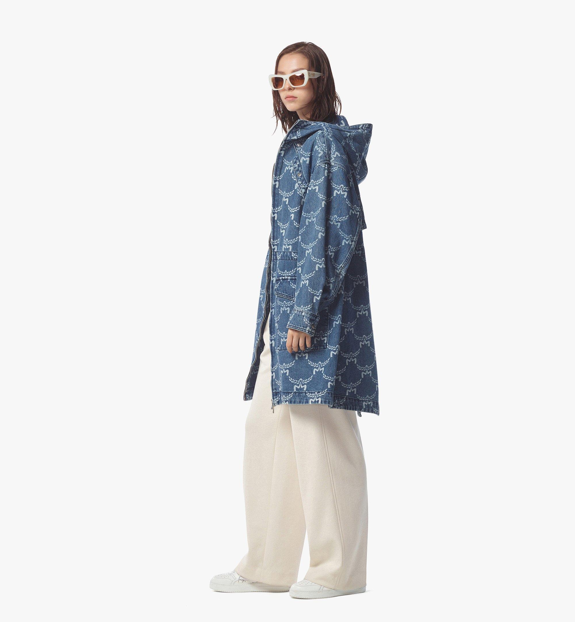 Lauretos Monogram 2-in-1 Denim Parka - 4