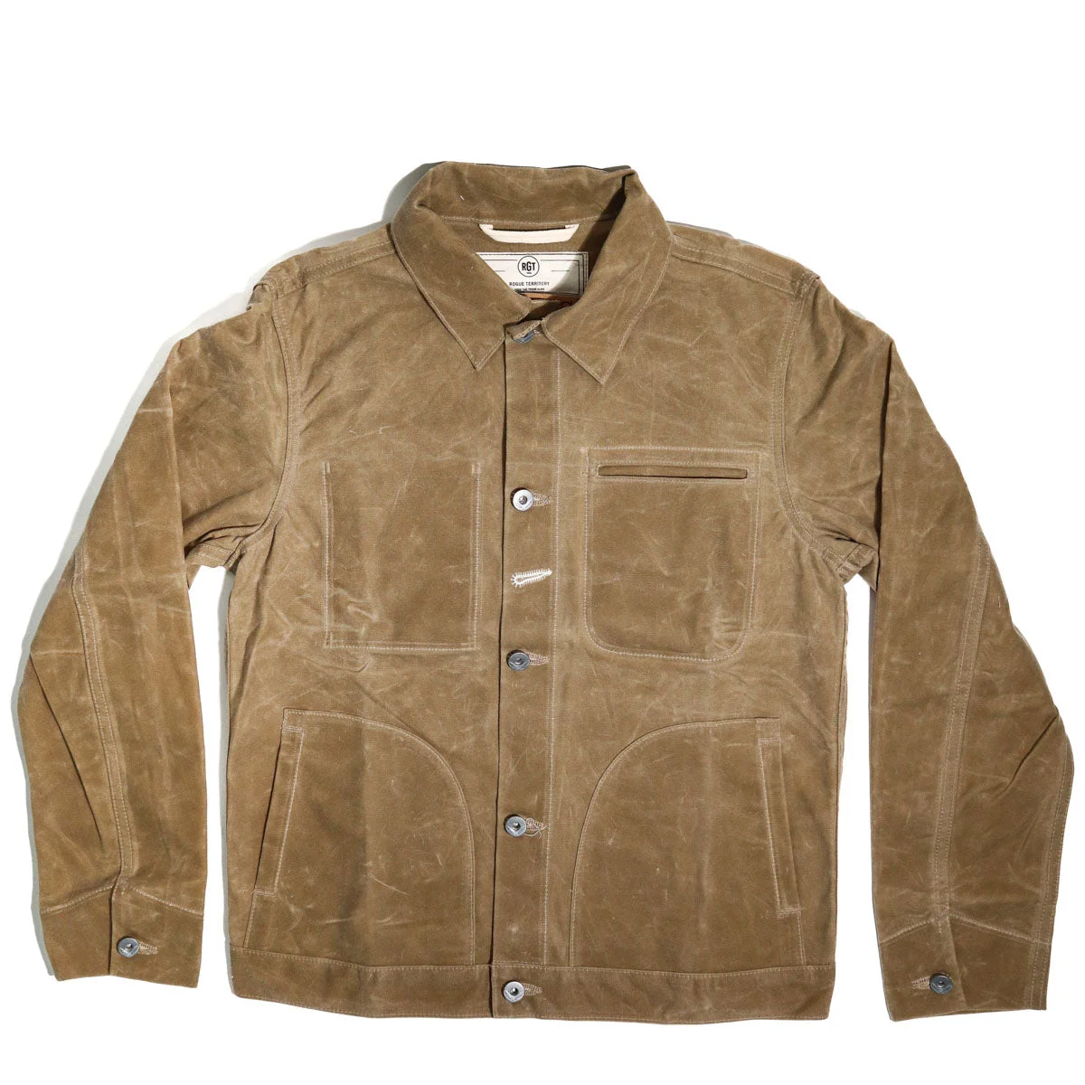 Ridgeline Supply Jacket Tan Waxed Canvas - 1