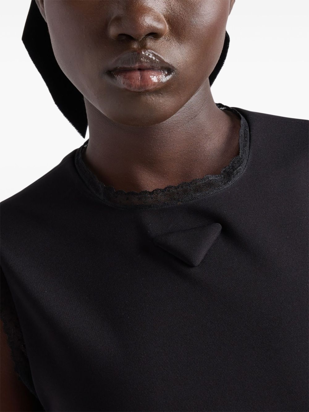 interlock crêpe dress - 5