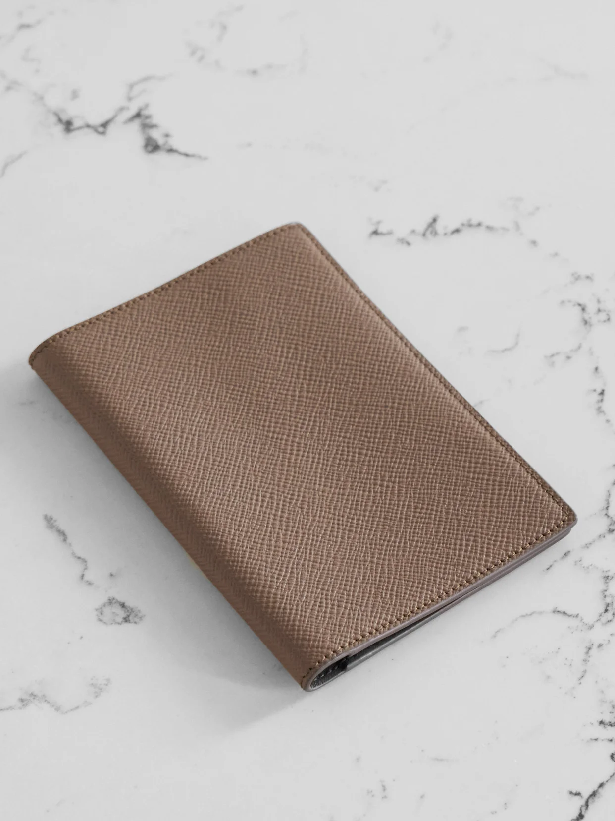 Panama Textured-leather Passport Holder - 1