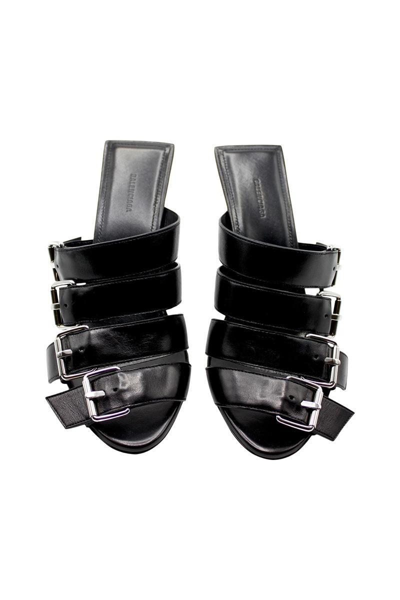 BALENCIAGA BLUCKLE K SANDAL M80 SHOES - 2