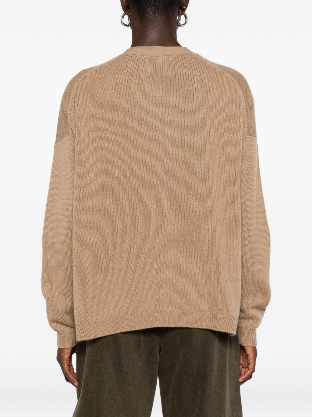 button-front cashmere cardigan - 4