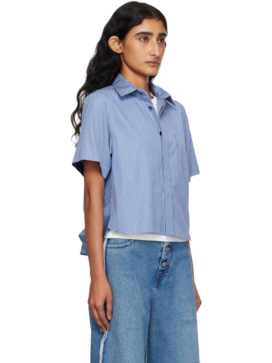 Blue Poplin Shirt - 2