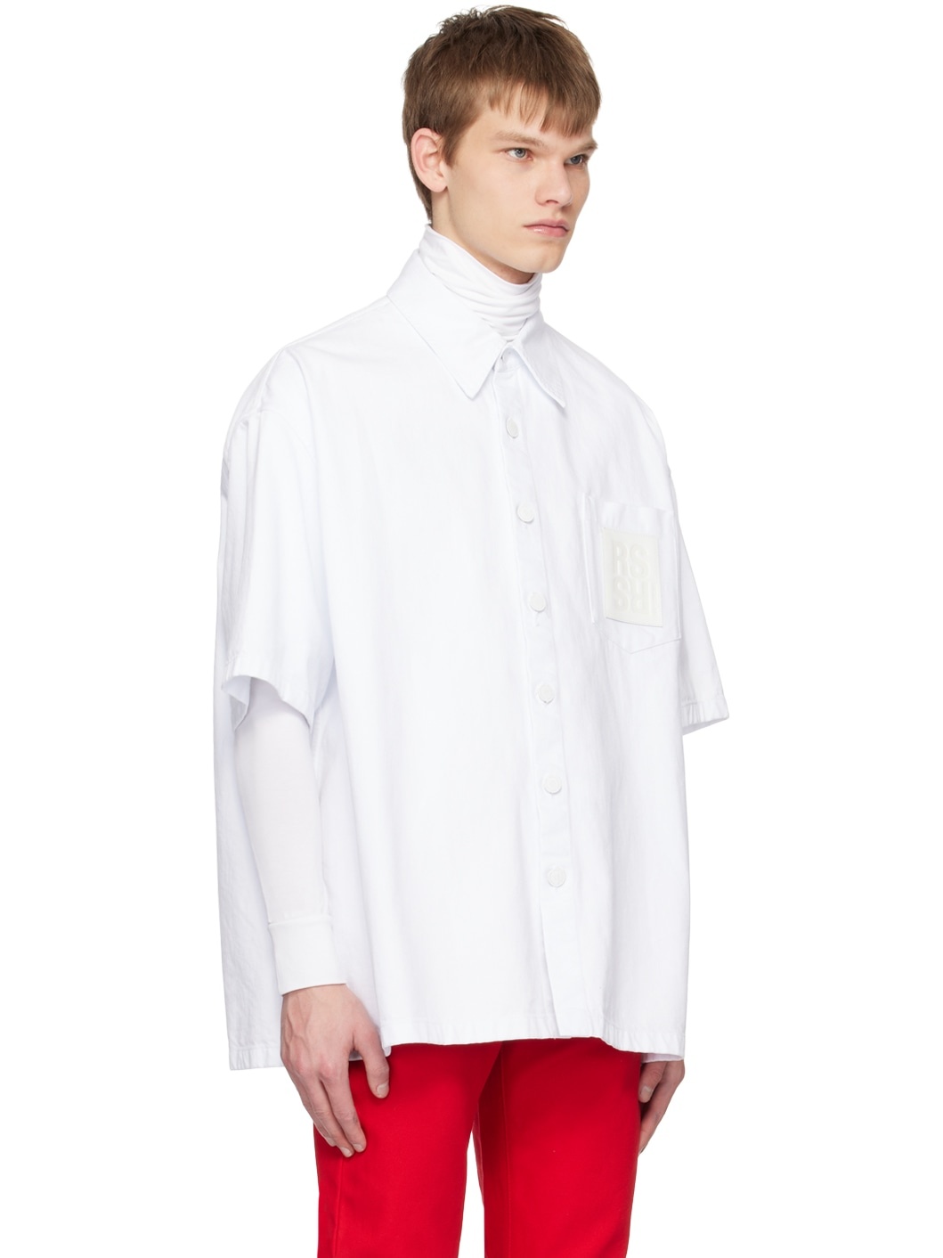 White Patch Shirt - 2