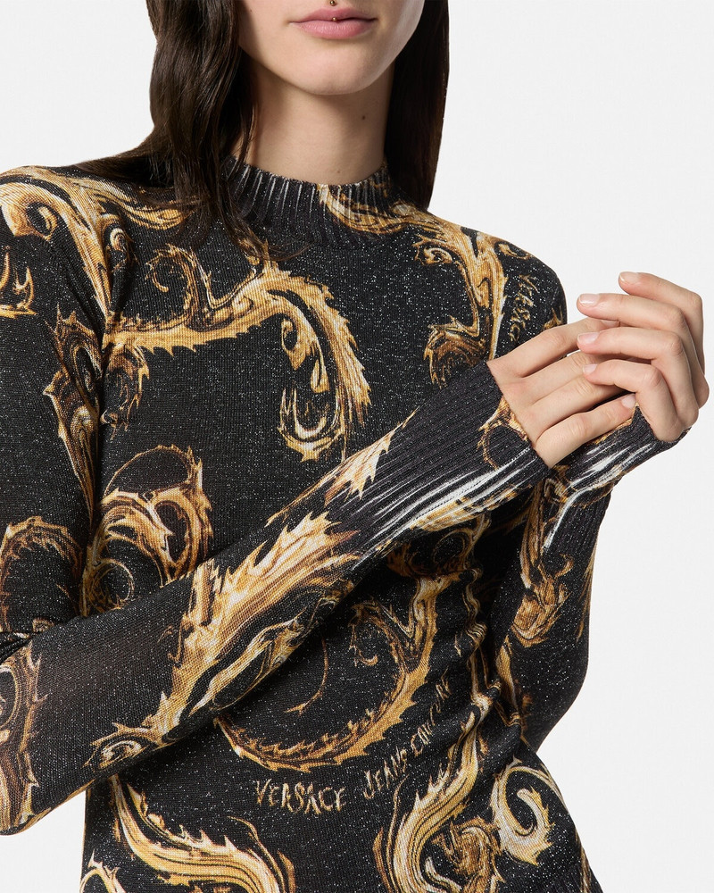 Chromo Couture Lurex Knit T-Shirt 3