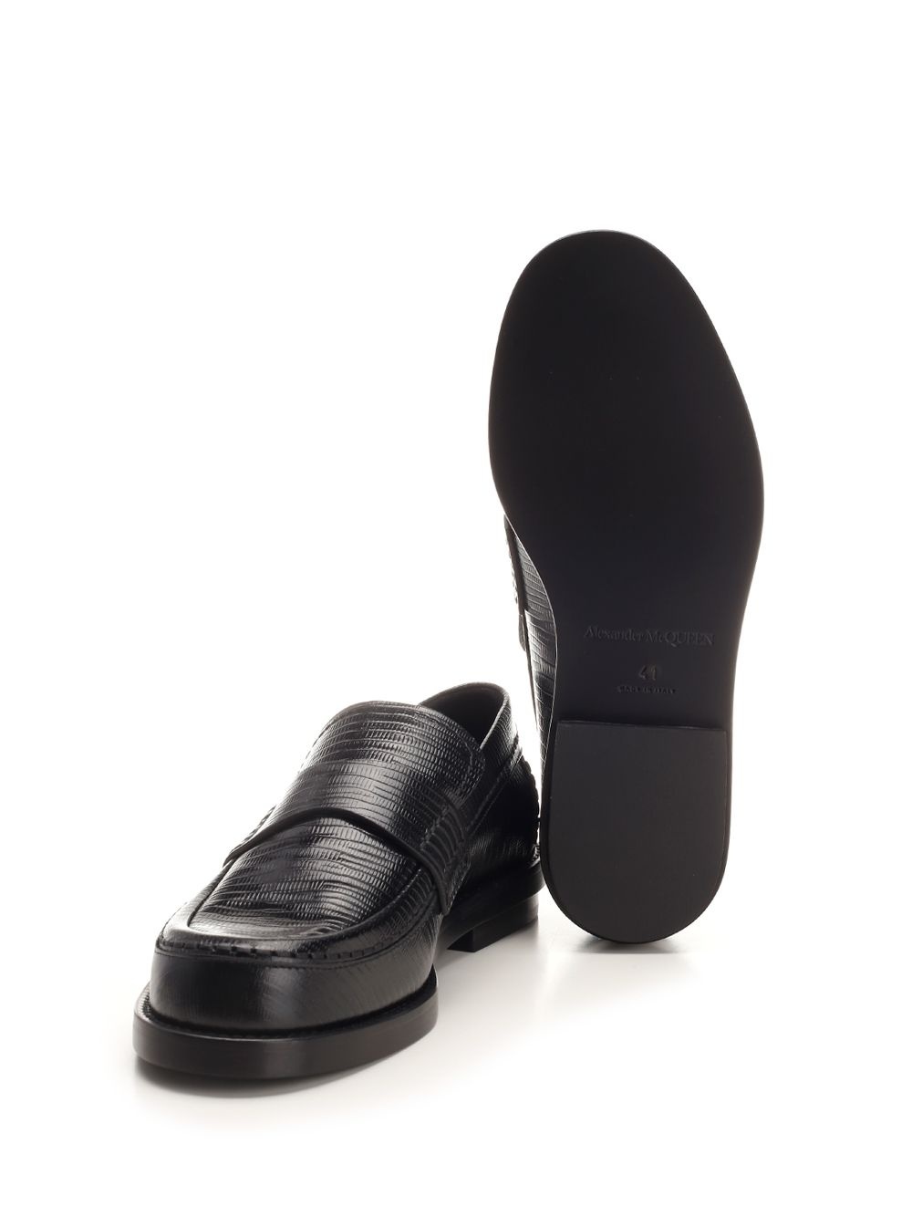 Classic Loafer Lace-Up Shoes Black - 5