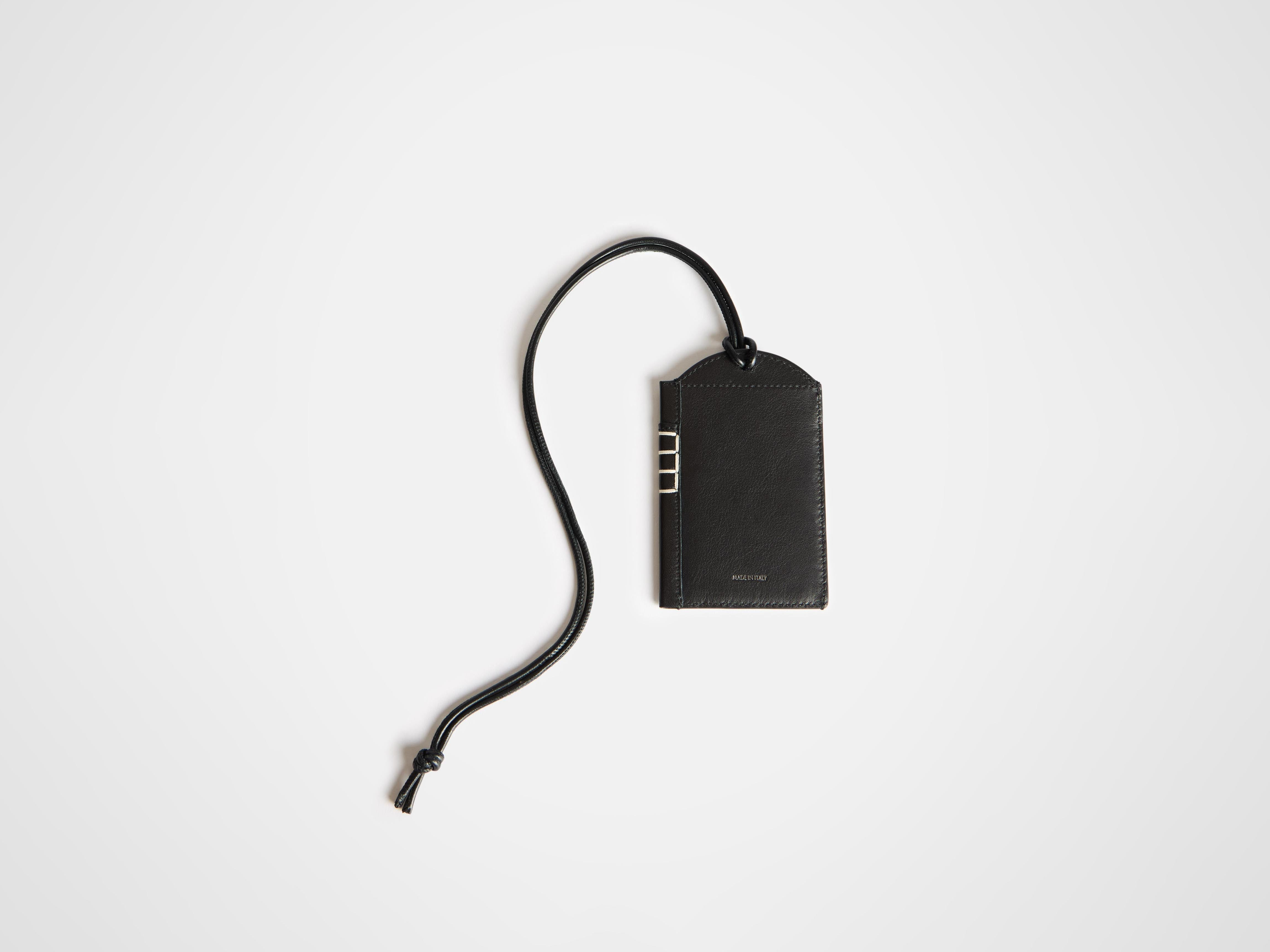 LEATHER LOAFER MIRROR CASE IN BLACK - 2