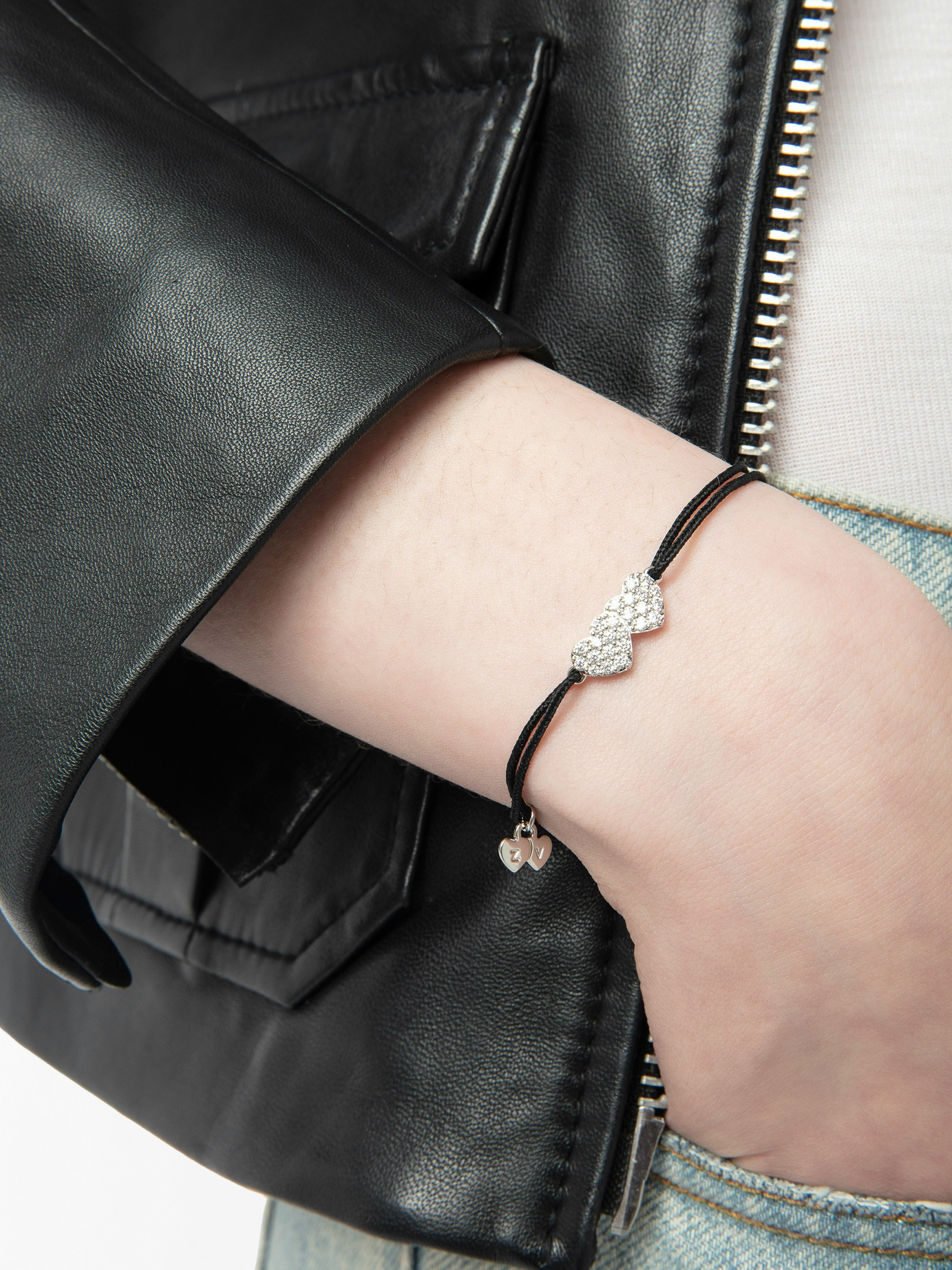 Zadig Link Heart Strass Bracelet - 3