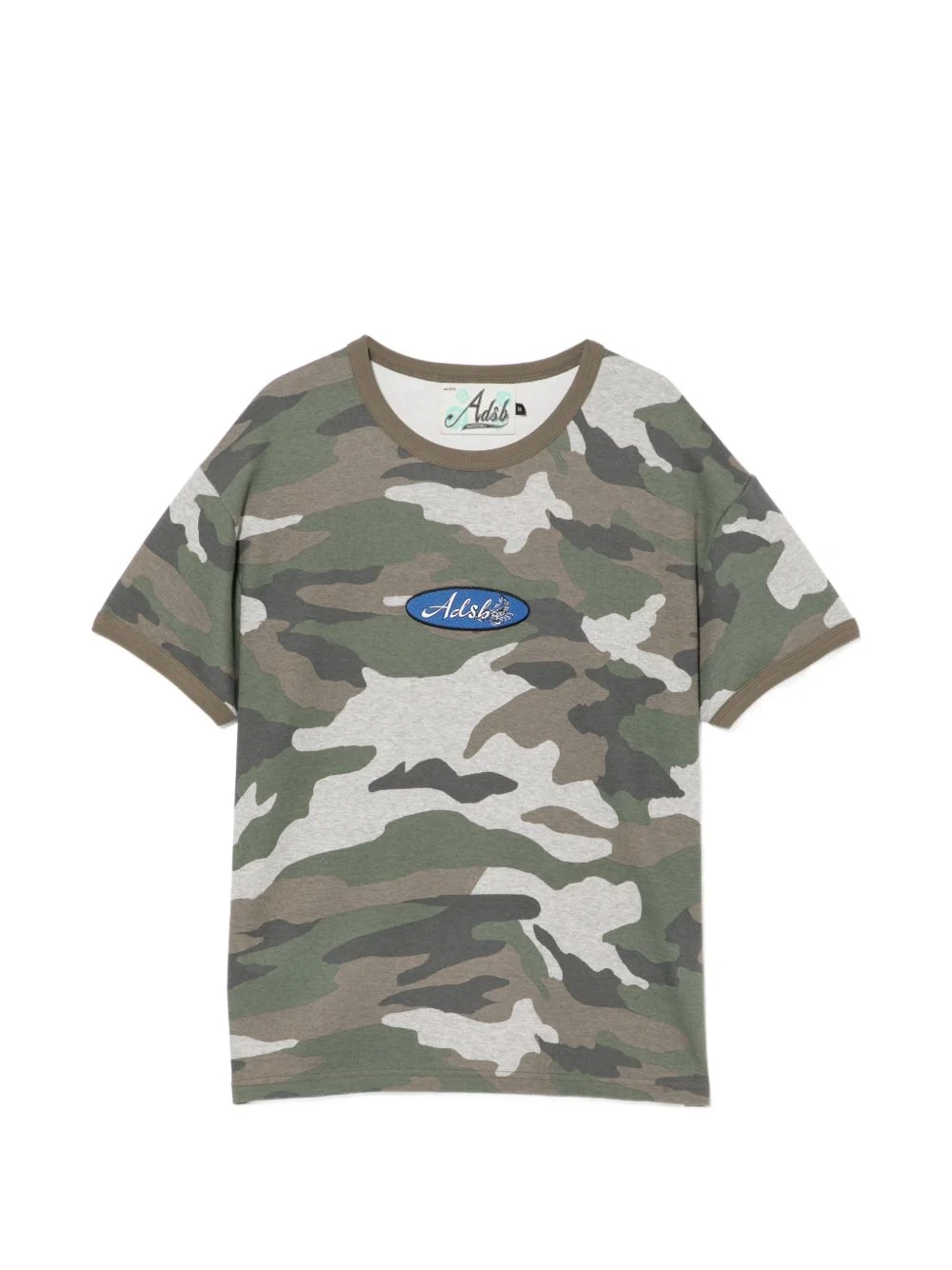 camouflage-print T-shirt - 1
