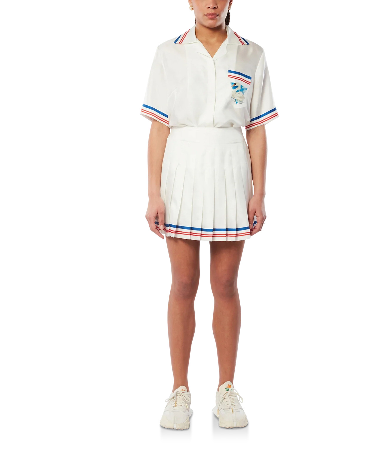Par Avion Printed Tennis Skirt - 2