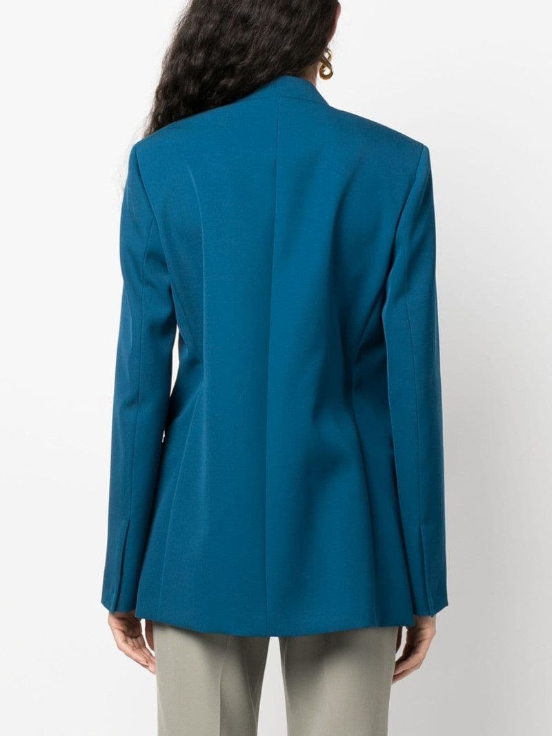 tailored belted single-breasted blazer 4