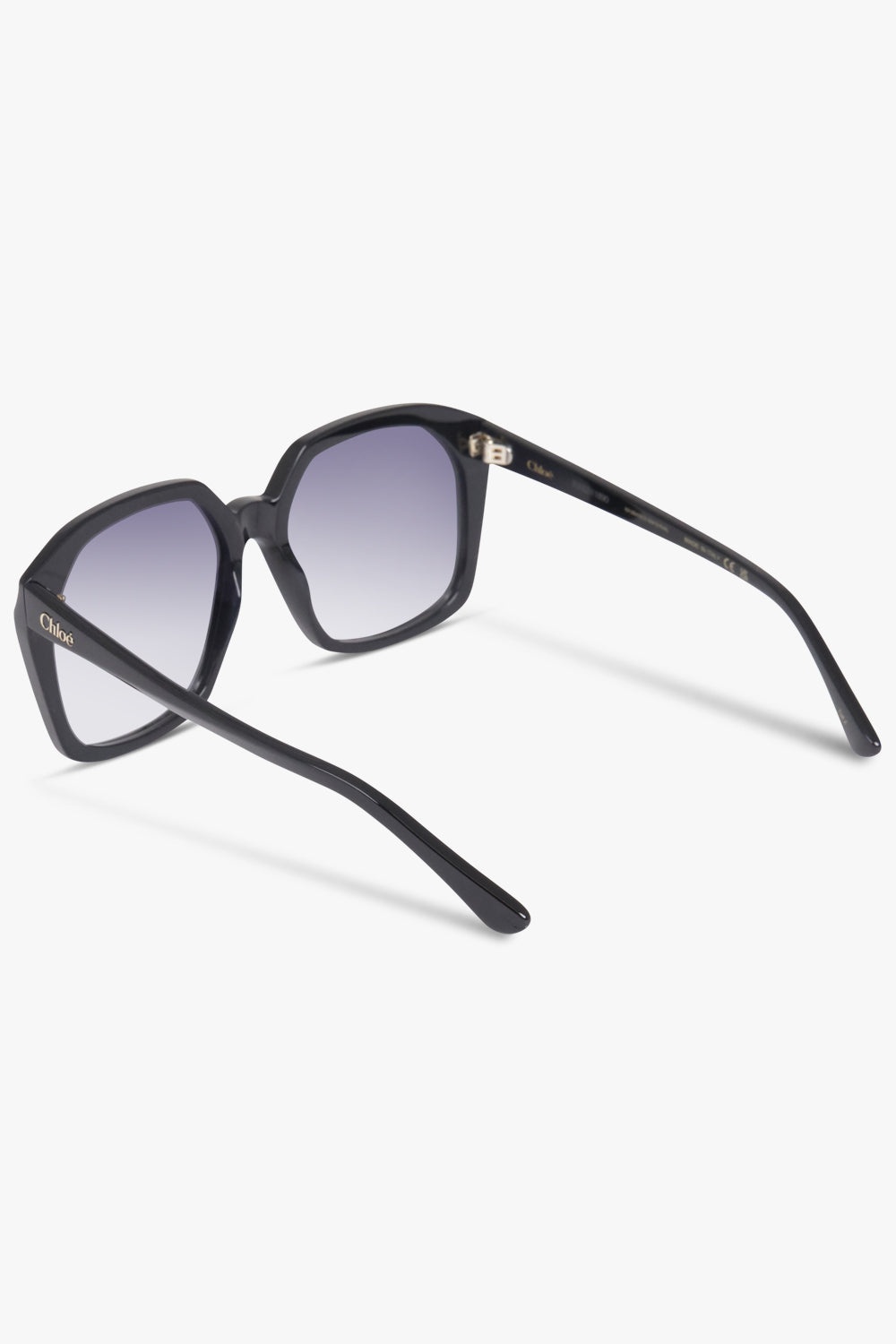 CH02805 57 RECTANGLE SQUARED SUNGLASSES | BLACK - 3