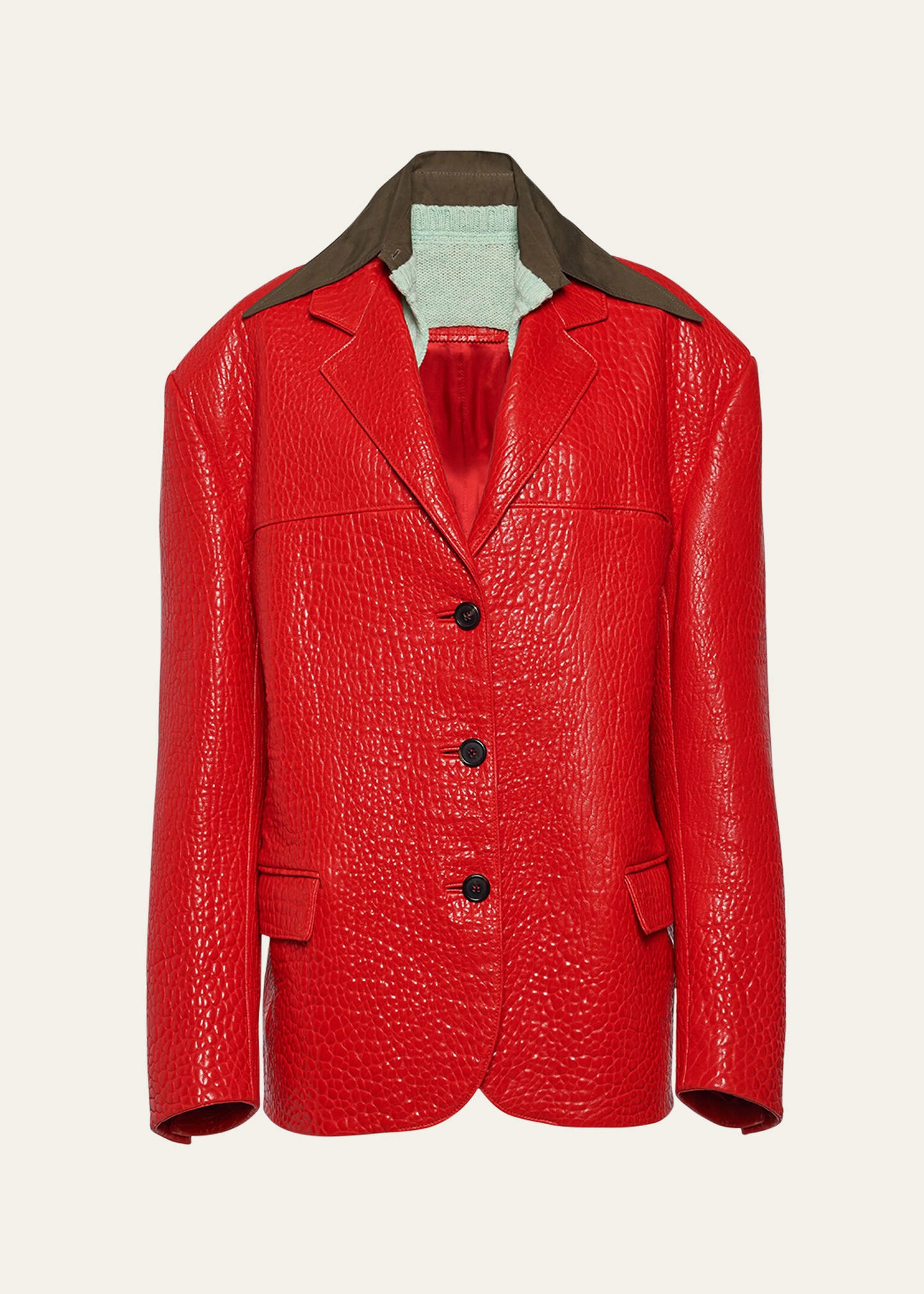 Tailored Napa Leather Jacket - 1