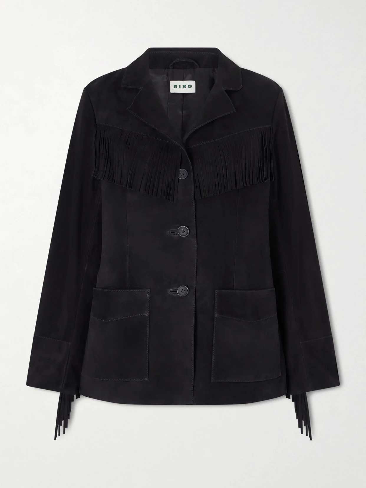 Teagan Fringed Suede Jacket - 1