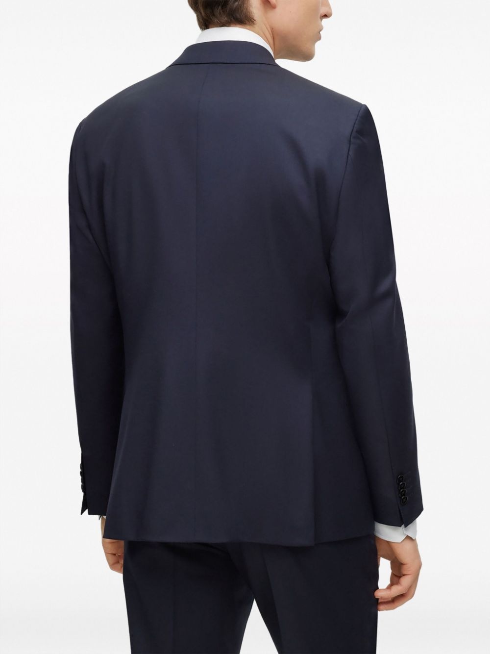 single-breasted fitted blazer - 4