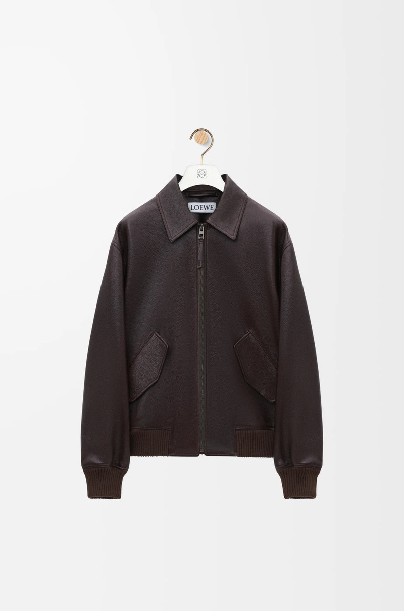 Aviator jacket in deerskin 1