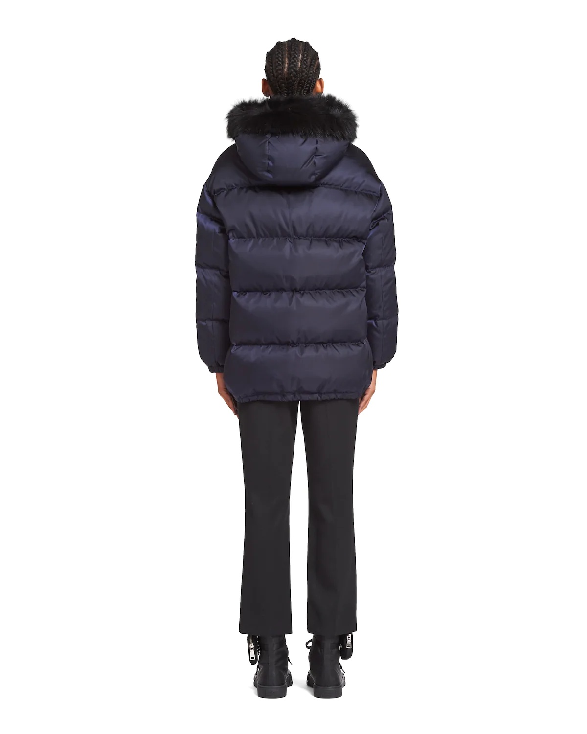 Re-Nylon gabardine puffer jacket - 4