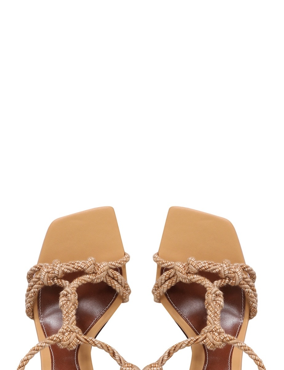 KNOTTED ROPE SANDAL 85 - 8