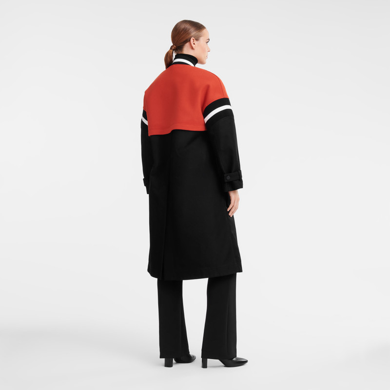Teddy spirit trench Black - Gabardine and wool 3