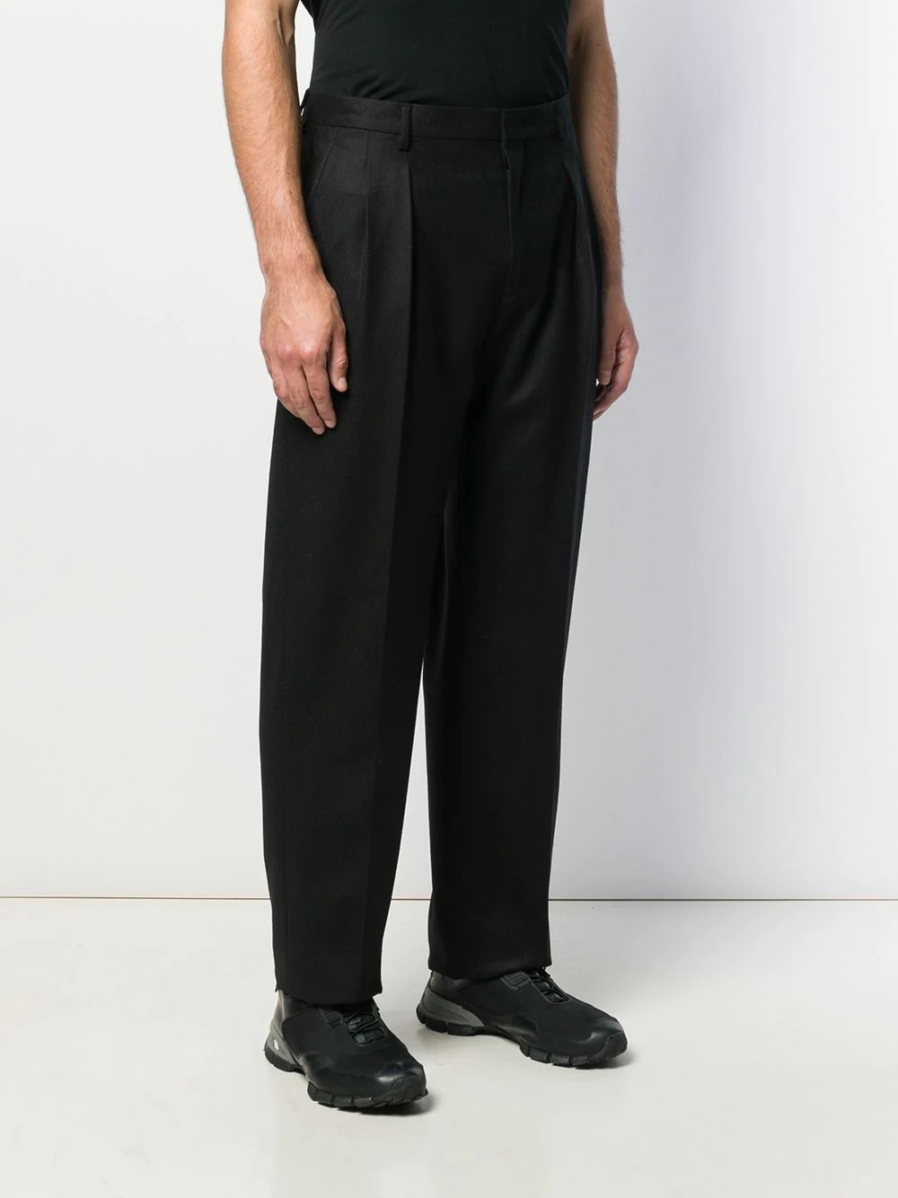 straight-leg tailored trousers - 3