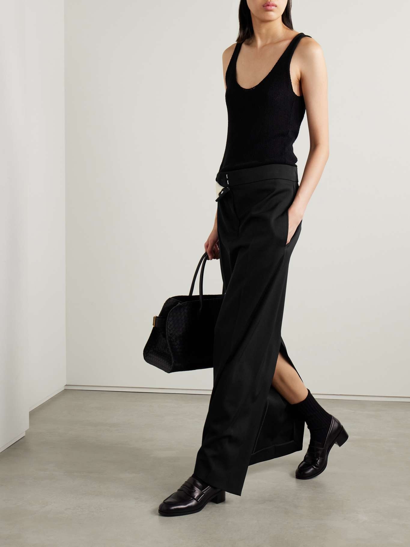 Trevy grain de poudre wool maxi skirt - 2
