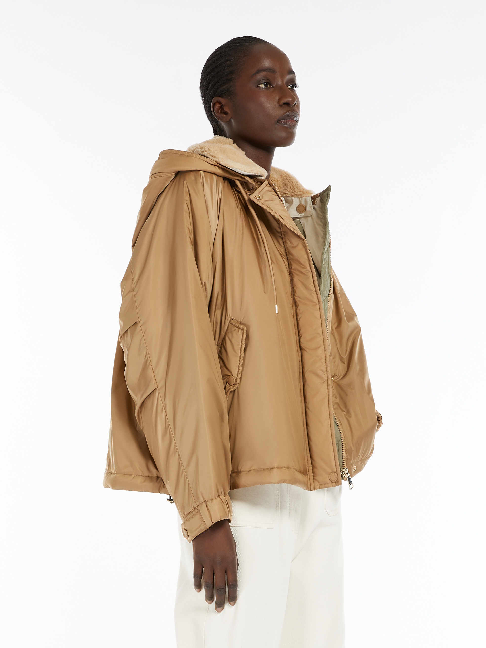 ARLES Reversible water-repellent canvas windbreaker - 5