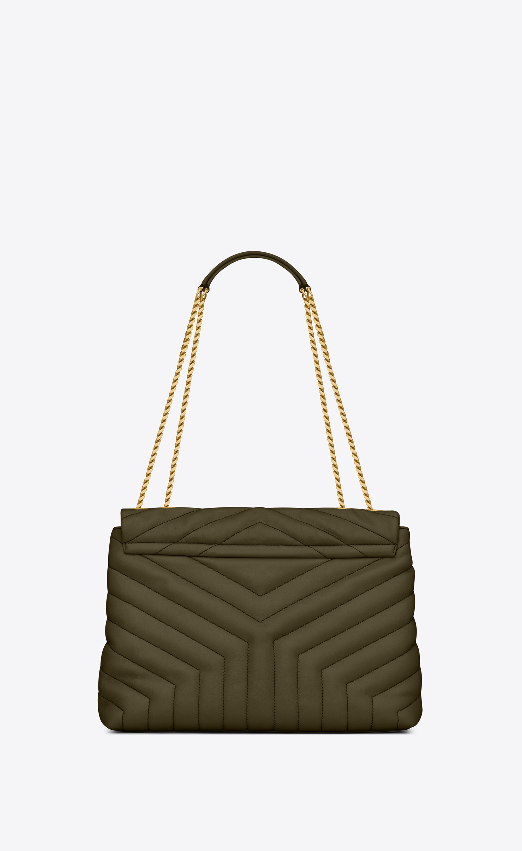 loulou medium bag in y-quilted leather - 3