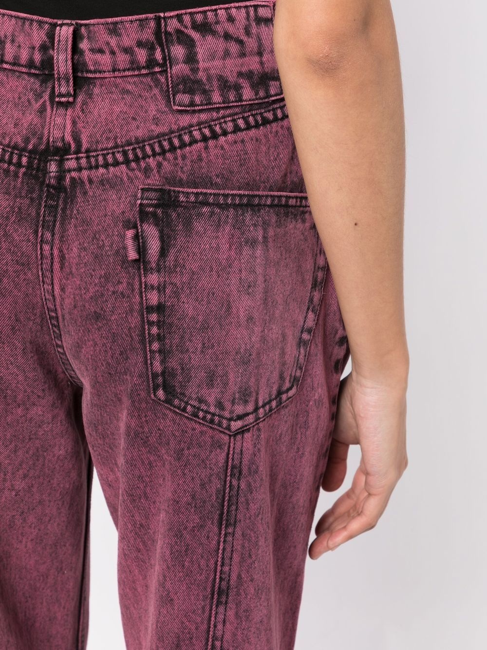 overdyed boyfriend jeans - 5