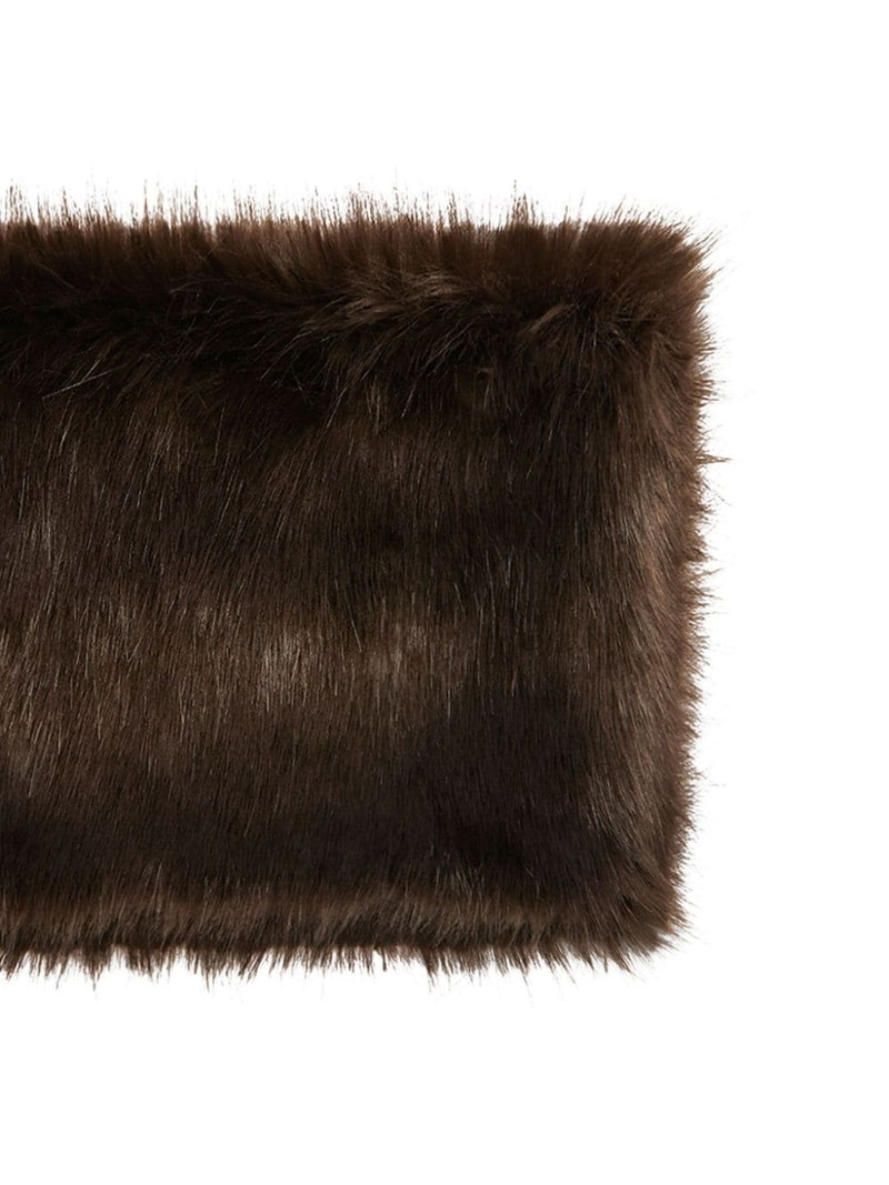 ROSETTA GETTY x Violet Getty faux-fur hat outlook