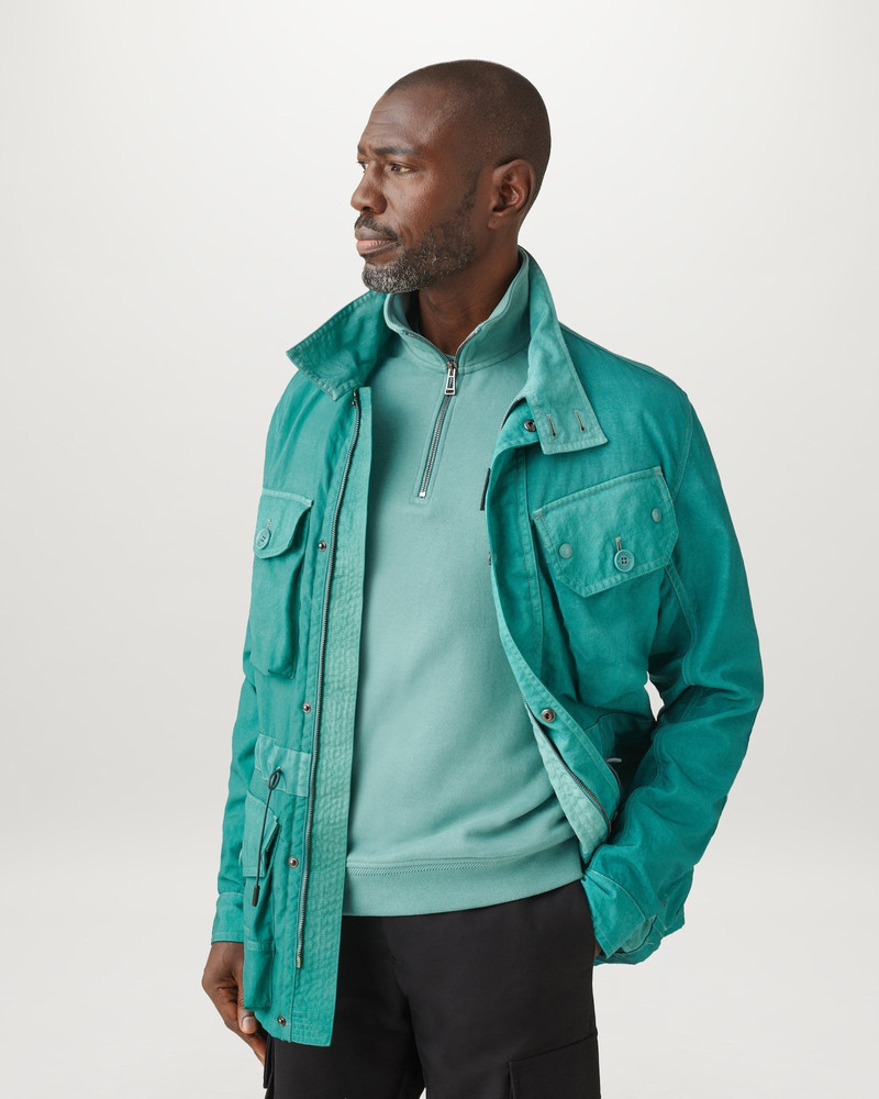 BELSTAFF QUARTER ZIP SWEATSHIRT 5