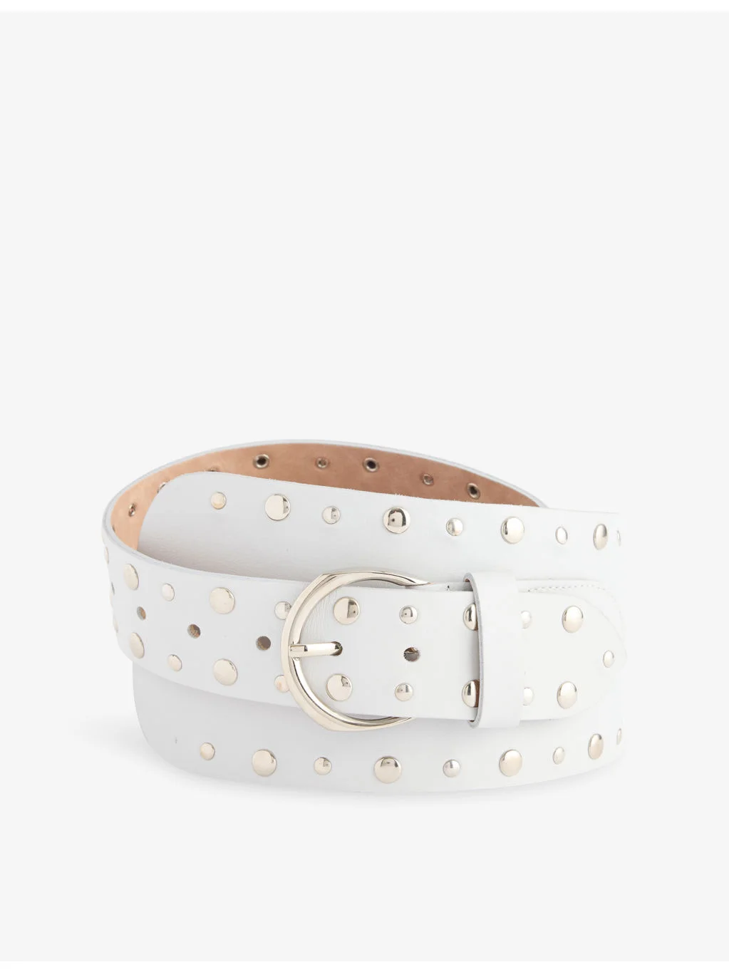 Casilda Stud-Embellished Leather Belt - 1