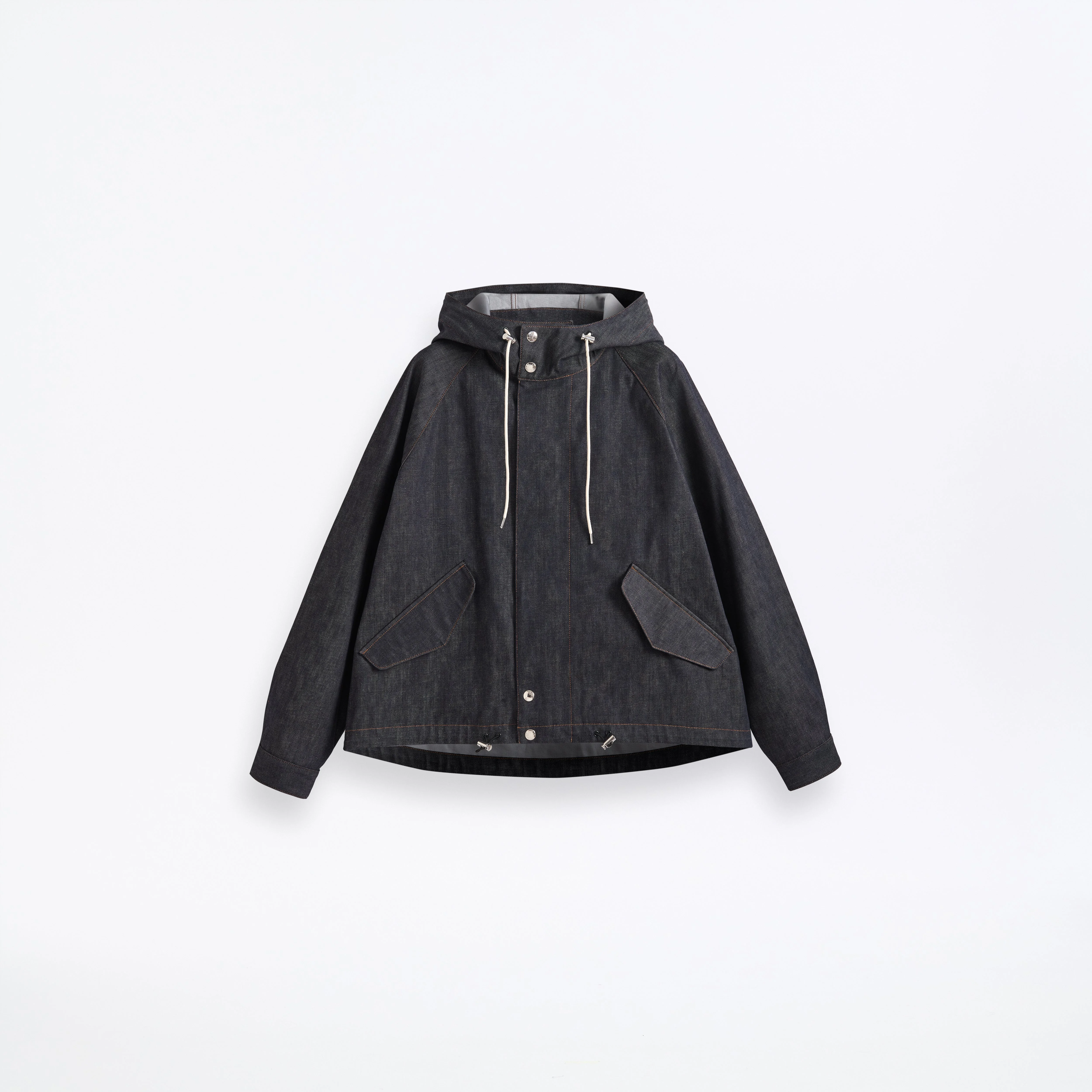 Weathertec Skye Denim Parka Short - 1