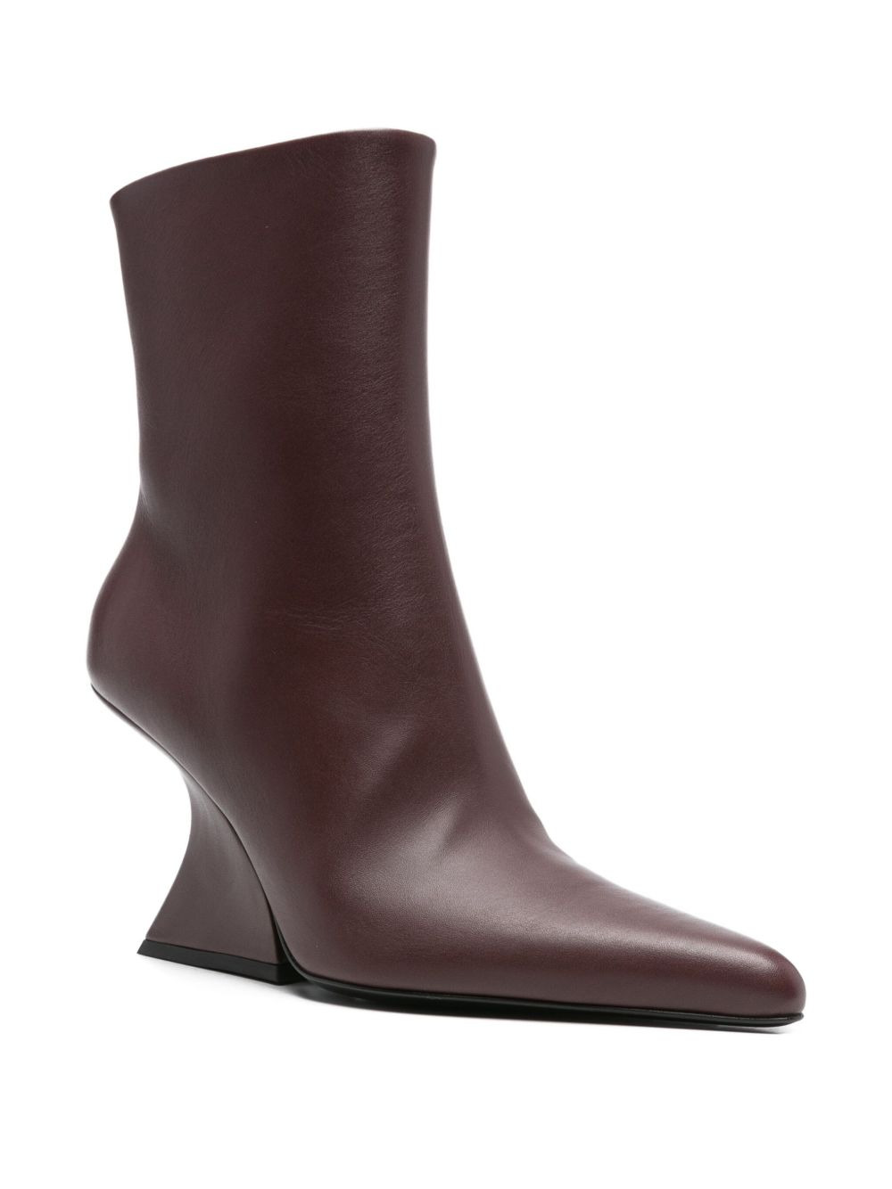 90mm sculpted-heel pointed-toe boots - 2