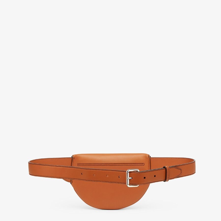 Brown leather belt bag - 3