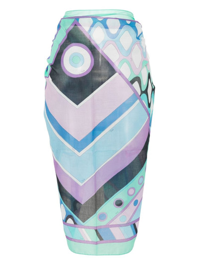 PUCCI Vivara-print cotton pareo outlook