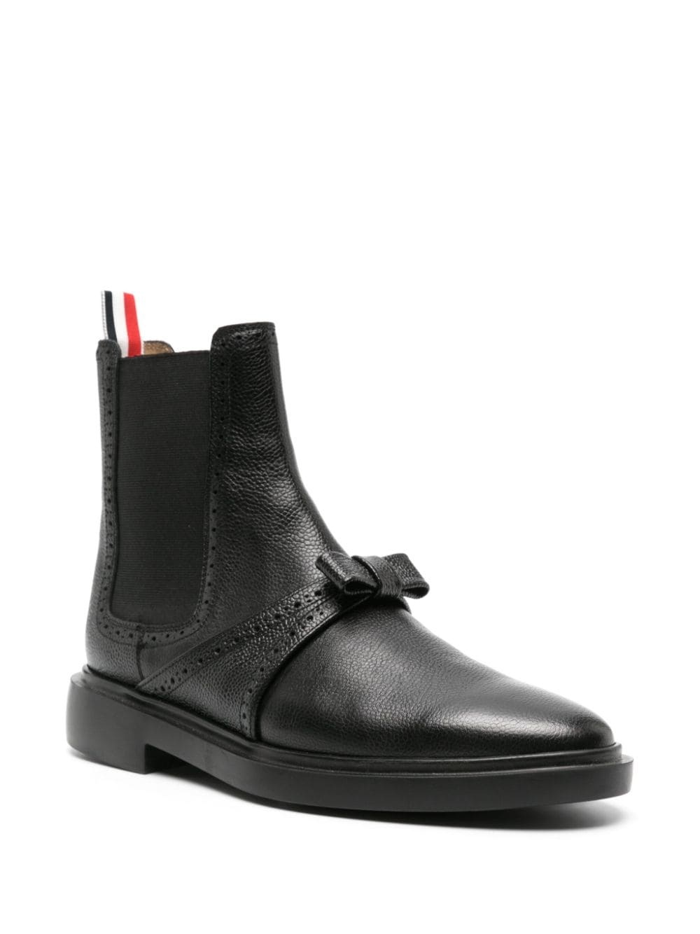 bow-detailing leather Chelsea boots - 2