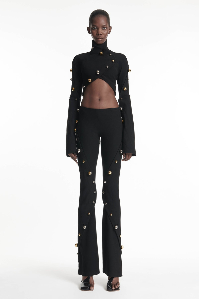 BLACK TROUSERS WITH BUTTONS 1