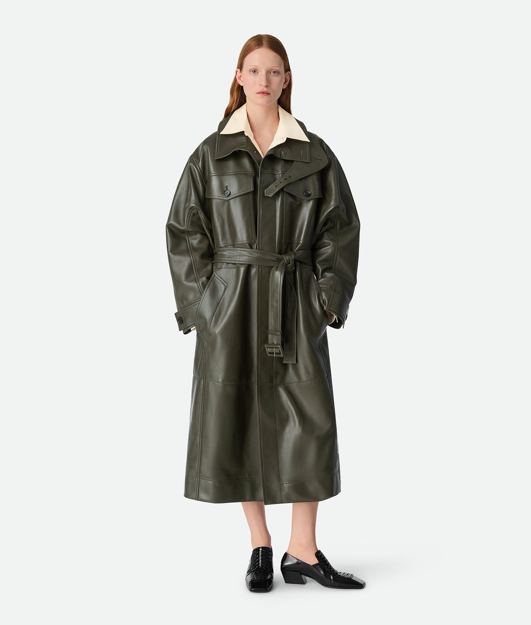 Leather Coat - 1