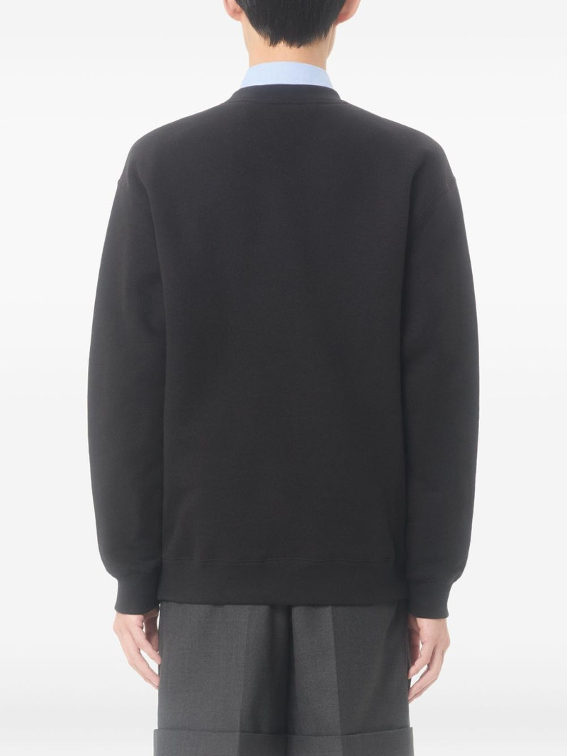 embroidered crew-neck sweatshirt 4