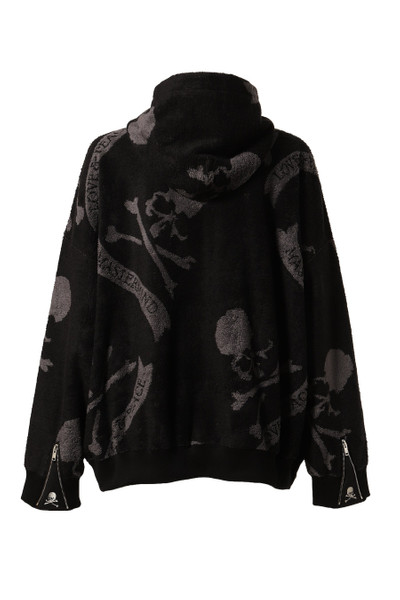MASTERMIND WORLD TERRY CLOTH ZIP-UP HOODIE / BLK CHA outlook