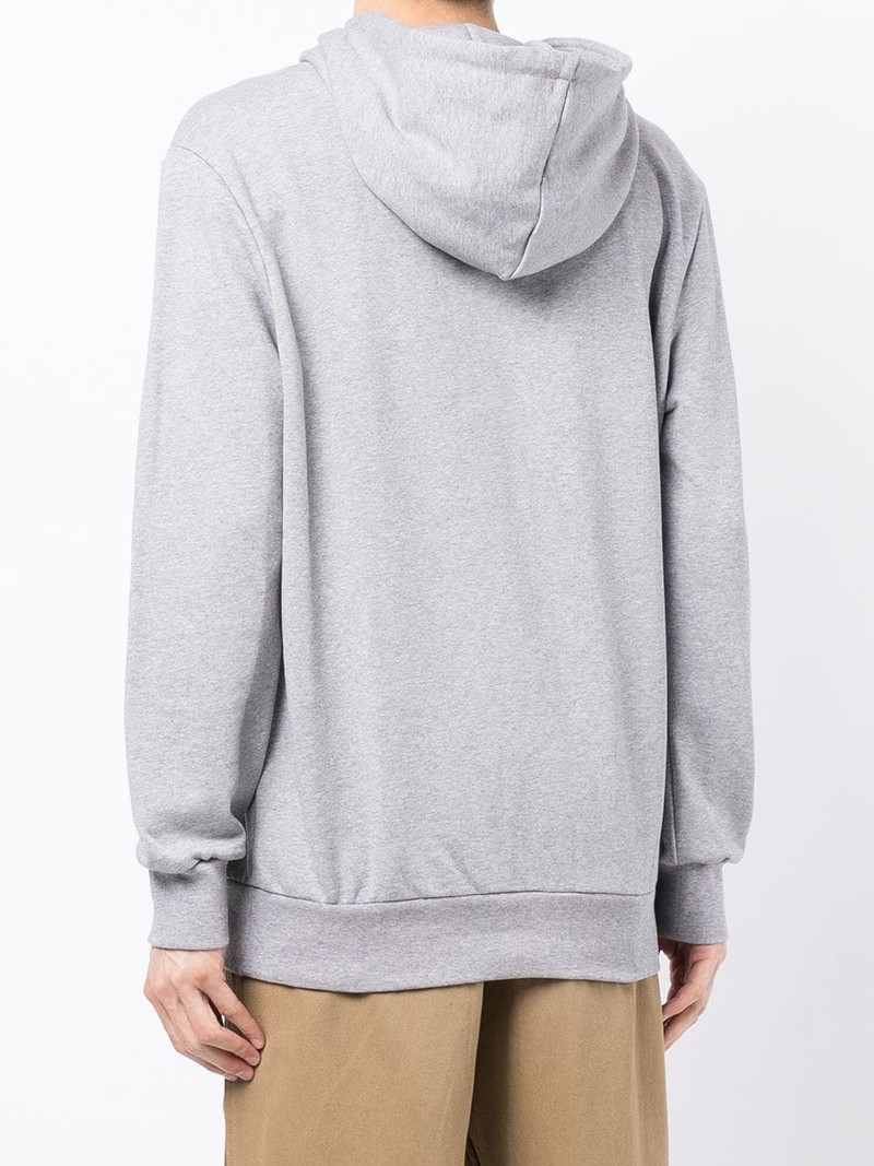 paint-splatter logo-print hoodie 4