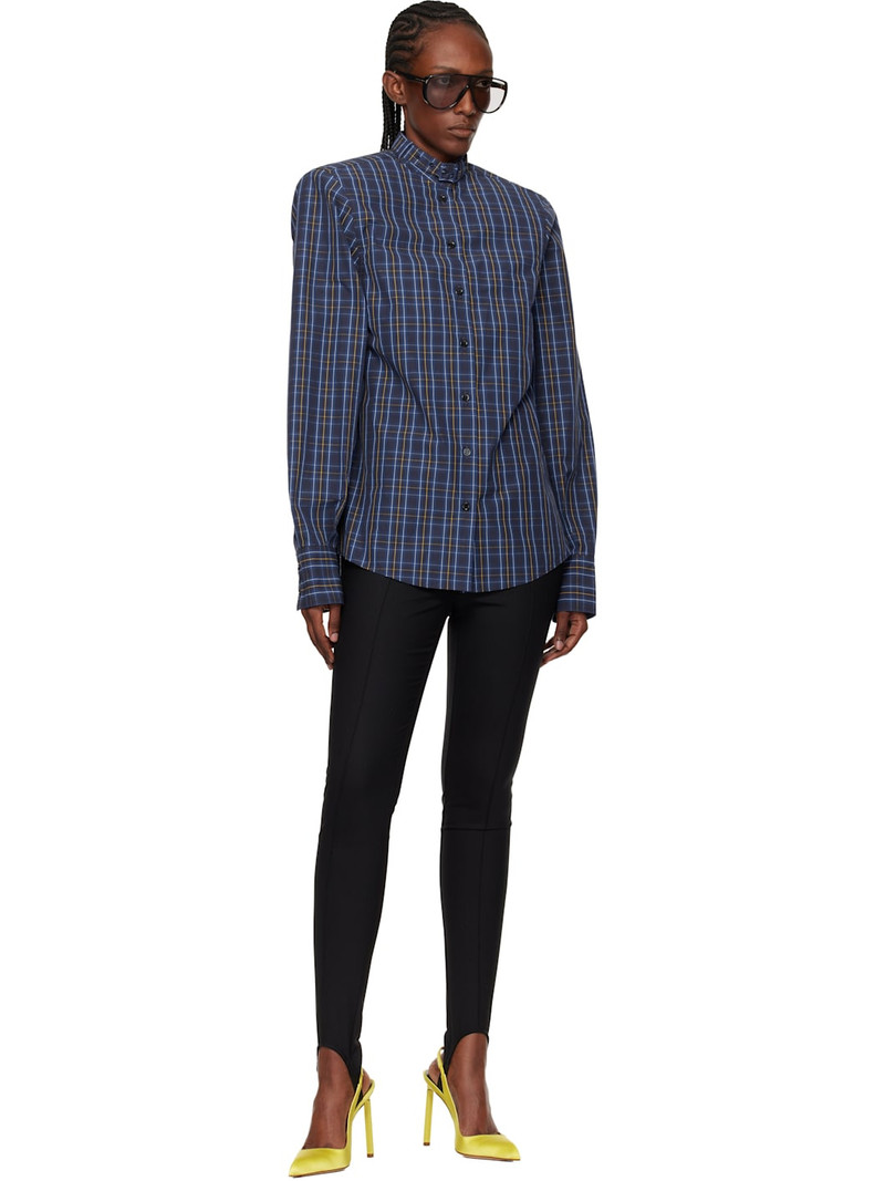 MUGLER Blue Power Shirt outlook